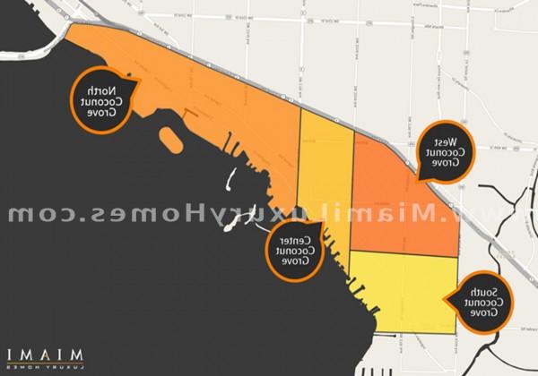 Coconut Grove Neighborhood Map