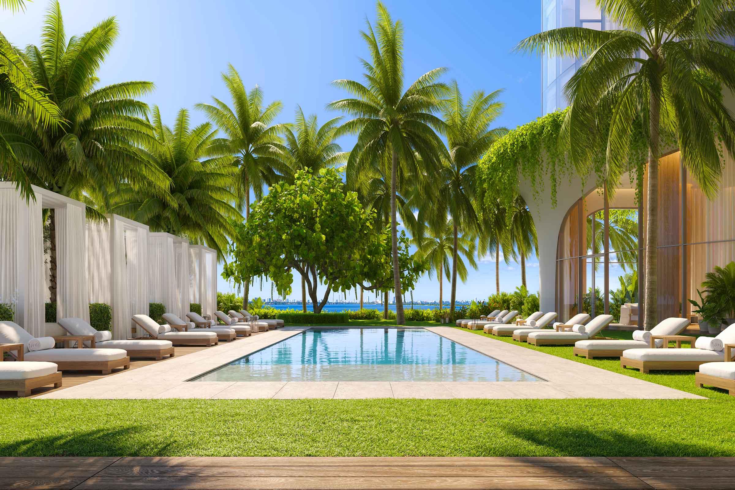 Rendering of EDITION Residences Miami Edgewater Pool